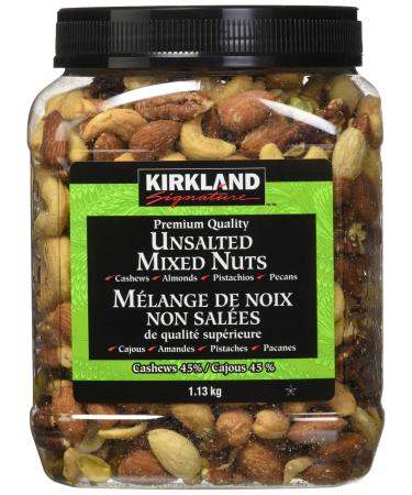Kirkland Signature Extra Fancy Unsalted Mixed Nuts 2.5 (LB)