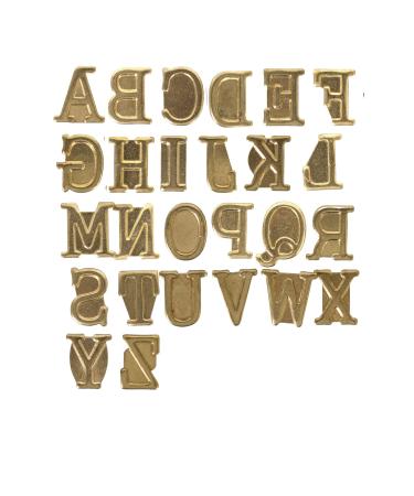 Walnut Hollow HotStamps Uppercase Alphabet Set for Branding and Personalization of Wood, Leather, and Other Surfaces Upper Case Alphabet