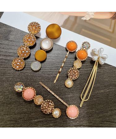 Meihayi 20 PCS Pearl Hair Clips Set - Fashion Acrylic Resin Barrettes for Women - Stylish Hairpins for Party & Wedding Styling - Buy Online on SooperMarket.com