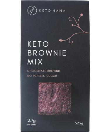Keto Hana Healthy Keto Diet Brownie Baking Mix Without Any Refined Sugars or Flour - Only 2.7g Net Carbs Per Serving - Buy Online on SooperMarket.com