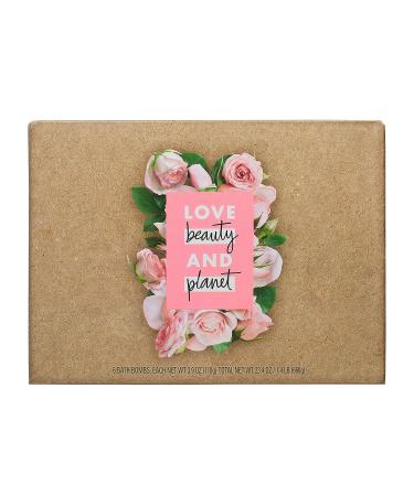 Love Beauty and Planet Bath Bombs Gift Set - Pampering Gift Ideas for Her | Wife - Murumuru Butter, Rose, Coconut Water, Mimosa, Argan Oil, Lavender - Paraben Free - Buy Online on SooperMarket.com
