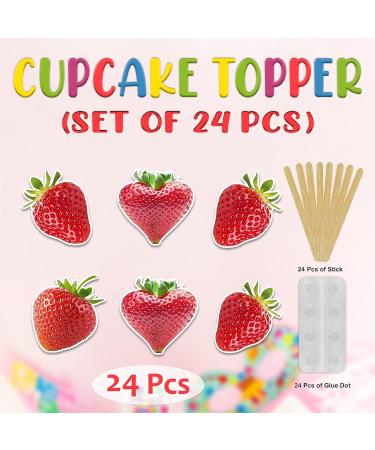 Seyal Real Strawberry Cupcake Topper - Buy Online on SooperMarket.com