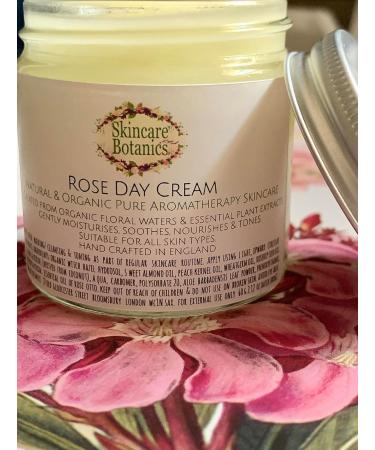 Skincare Botanics Organic & Natural Botanical Rose Day Cream - Cruelty Free Paraben free Palm Oil Free Plastic Free Handcrafted in the UK - Buy Online on SooperMarket.com