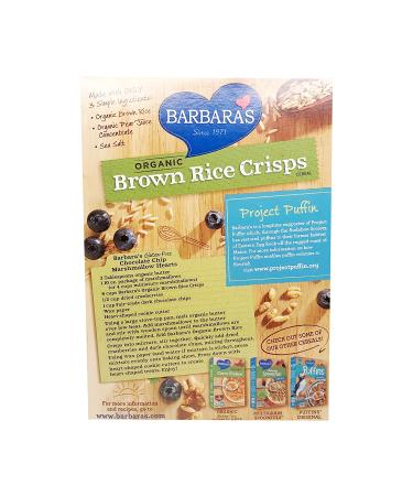 Barbara's Bakery Organic Brown Rice Crisps Cereal - 10 oz | Gluten-Free & Nutritious - Buy Online on SooperMarket.com