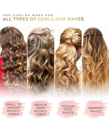 Lockenstab Hair Curler for Beach Waves - 18mm to 25mm - Durable 5-Year Use - Best Curling Iron for Short & Long Hair - International Shipping Available - Buy Online on SooperMarket.com