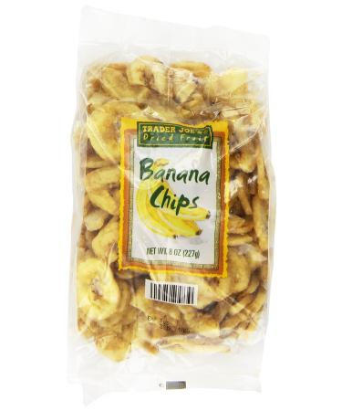 Trader Joe's Banana Chips 8 Oz (Pack of 3)