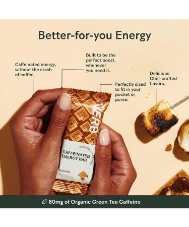 Verb Energy - Variety Pack Caffeinated Snack Bars - 110-Calorie Low Sugar Energy Bar - Nutrition Bars - Vegan Snacks - Gluten Free Breakfast Bars with Organic Green Tea 26g (Pack of 16) Variety Pack -16pk 16 Count (Pack of 1) - Buy Online on SooperMarket.com