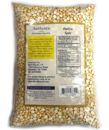Rani Daliya Split (Roasted Chickpeas) 7oz (200g) - All Natural & Vegan | Indian Origin - Buy Online on SooperMarket.com