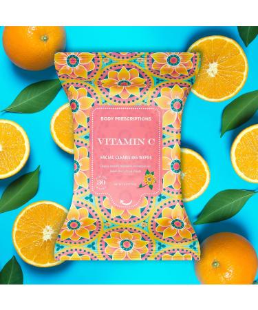 Body Prescriptions Vitamin C Coconut Mint & Shea Facial Cleansing Wipes - 90 Towelettes (3 Pack, 30 Count Each) - Buy Online on SooperMarket.com