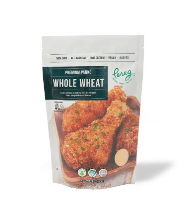 Bread Crumbs - Whole Wheat Premium Panko - 9 oz - Natural Grocery & Gourmet Foods - Low Sodium, Vegan, Kosher Certified & Non GMO