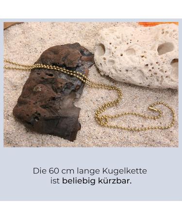 Personalized Dog Day Chains | 2-Piece ID Set with Embossing | Custom Text & Motifs | Military Equipment - Gold Finish - Buy Online on SooperMarket.com