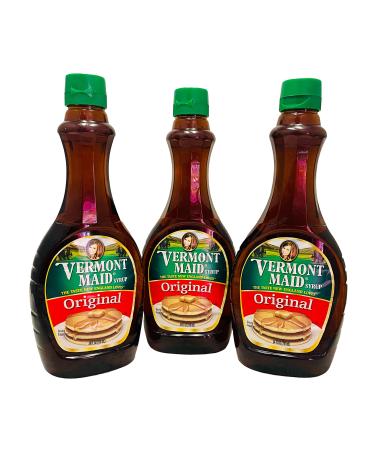 Vermont Maid Original Syrup Pack of 3, 24 Fl. Ounce each