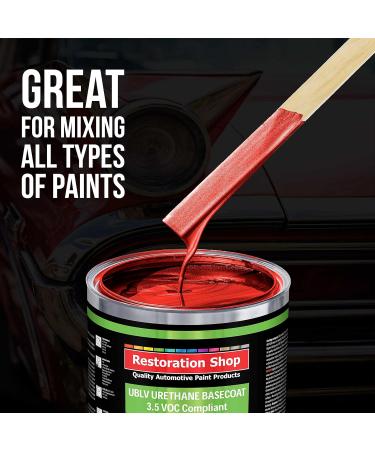 Craft and Paint Sticks - 12 Premium Wood Stirrers (Pack of 100) - Ideal for Epoxy Resin Mixing - Buy Online on SooperMarket.com