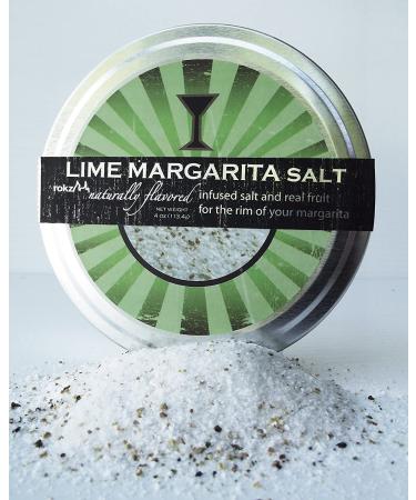 Rokz Lime Margarita Salt Rimmerz - 4oz Pack - Enhance Your Cocktails - Buy Online on SooperMarket.com