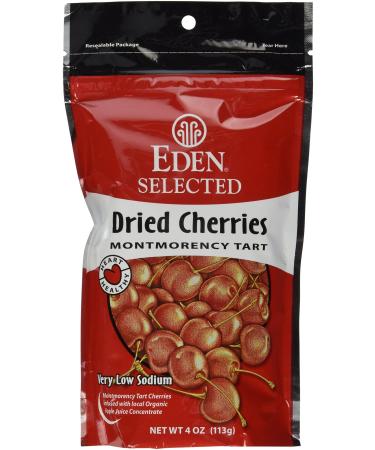 Eden Foods Selected Dried Cherries Montmorency Tart 4 oz (113 g)