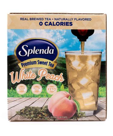 SPLENDA White Peach Green Tea On Tap - 128 Fl Oz Bag in Box Ready-to-Drink Liquid - Buy Online on SooperMarket.com
