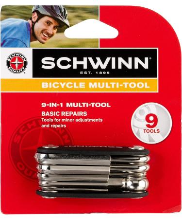 Schwinn 9 in 1 Bike Multi-Tool Kit for Bicycle Repairs - Essential Bike Tool - Buy Online on SooperMarket.com