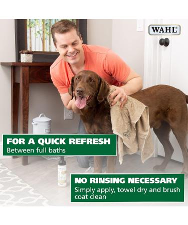 Wahl Canada No Rinse Shampoo for Dogs Odour Control Waterless Shampoo Foam Dispenser 210ml Model 58312 - Buy Online on SooperMarket.com