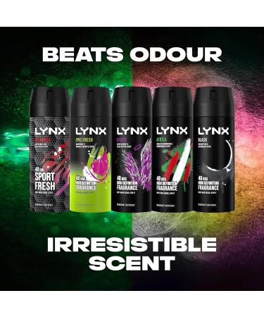 LYNX Fragrance Edition Gift Set 5x body spray perfect gifts for him 5 piece - Buy Online on SooperMarket.com