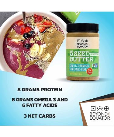 GoSupps.com - Beyond The Equator 5 Seed Butter Unsweetend 16 oz (454 g) - Buy Online on SooperMarket.com