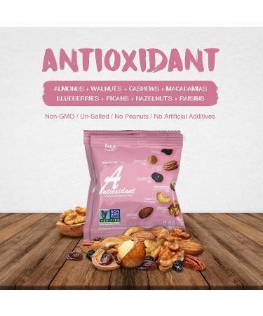 Daily Gourmet Nuts - Antioxidant Mix | Healthy Trail Mix Individual Packs | Premium Nuts & Dry Fruit | Gluten-Free | Non-GMO | Office Snacks (24-50 Packs) - Buy Online on SooperMarket.com