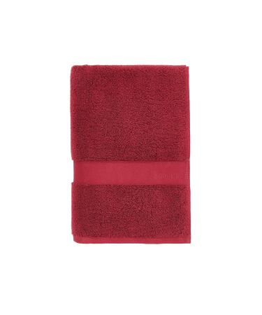 Calvin Klein Solid Color Bath Towel 1 Piece - 70 X 140 Cm 100% Cotton 600 Gsm (Red) 70x140 CM Wineberry
