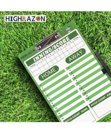 HIGHRAZON Double-Sided Dry Erase Baseball Coach Clipboard - Ideal for Baseball and Softball Coaches - Buy Online on SooperMarket.com