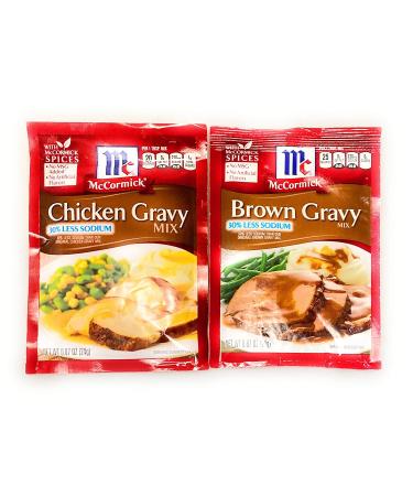 McCormick Low Sodium Chicken and Brown Gravy Bundle - 2 Packs - Buy Online on SooperMarket.com