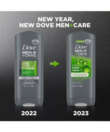 Dove Men+Care Body and Face Wash Extra Fresh 13.5 oz - 24-Hour Nourishing Micromoisture Technology - Buy Online on SooperMarket.com