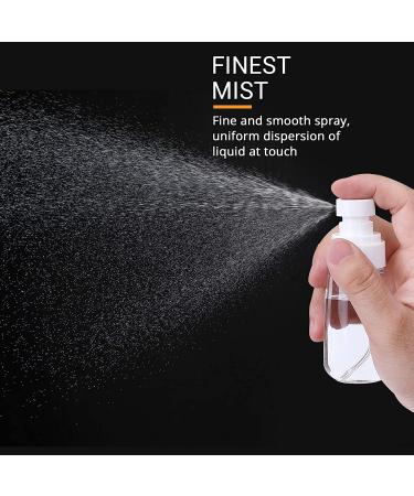RELANOR Pack of 2 Small 2oz/60ml PETG Mist Spray Bottles for Travel - Leak Proof, Cute Travel Size for Face & Hair Mist - 2 Count - Buy Online on SooperMarket.com