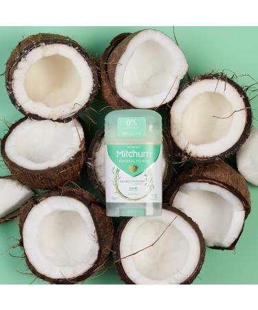 Mitchum Women 24HR Natural Vegan Deodorant Stick | Aluminium-Free Coconut Scent | Dermatologist Tested | 40g - Buy Online on SooperMarket.com