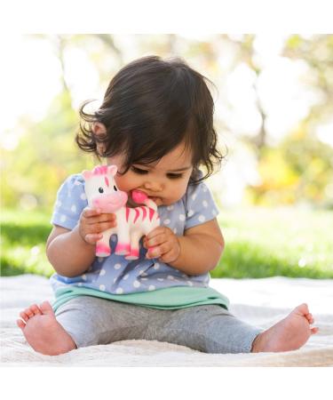 Infantino Squeeze and TeeThe Zebra Teether Toy - Fun and Soothing for Baby - Buy Online on SooperMarket.com