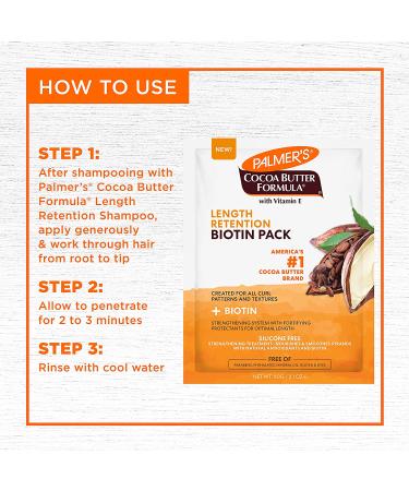 Palmers Cocoa Butter & Biotin Length Retention Pack - 2.1oz - Buy Online on SooperMarket.com