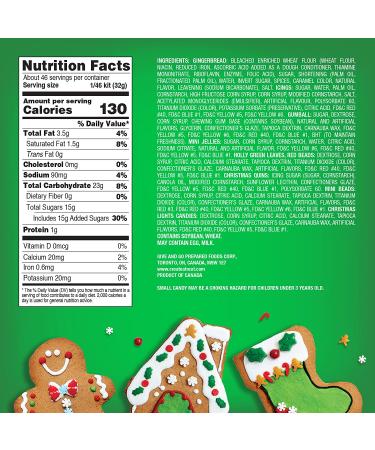 Christmas Gingerbread House & Cookie Decorating Kit - 52.42 oz - Buy Online on SooperMarket.com