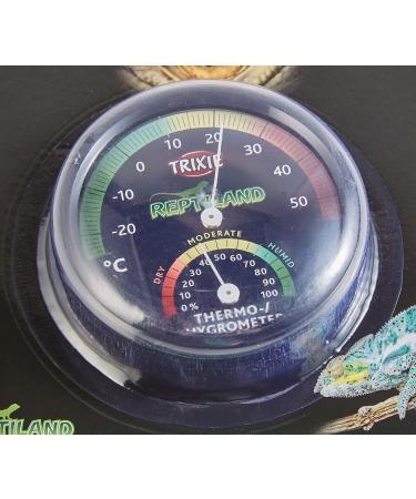 Trixie 76113 Thermo-Hygrometer - Analogue | 7.5 cm - Accurate Indoor Climate Measurement for Pets | International Shipping Available - Buy Online on SooperMarket.com