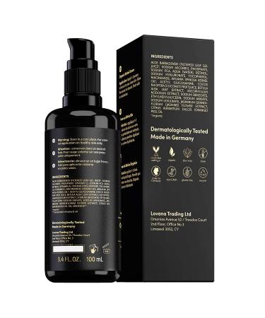 CLEAN BEAUTY Satin Naturel Organic Retinol Serum - Anti-Aging Face Serum with Aloe Vera, Hyaluronic Acid & Vitamin C - 3.4 Fl Oz from Germany - Buy Online on SooperMarket.com