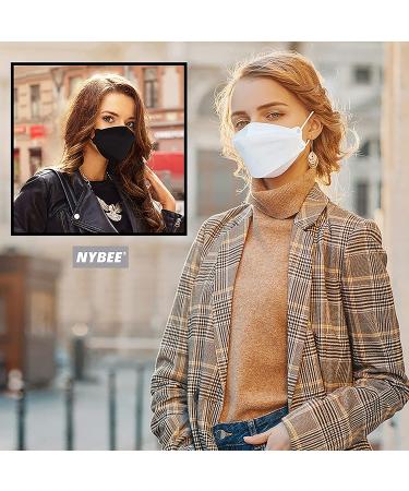 NYBEE KF94 Mask Pack of 10 - Black | 4-Layer Breathable Lightweight Design for Adults with Comfortable Earloops | Made in Korea - Buy Online on SooperMarket.com