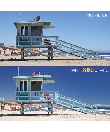 Hoya 82mm HD3 Circular Polarizer Filter - Enhance Clarity and Contrast - Buy Online on SooperMarket.com