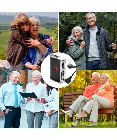 NewEar Personal Sound Amplifier - 50dB Voice Enhancer & Audio Amplifier for TV - Pocket Hearing Device for Enhanced Hearing up to 100 Feet - Buy Online on SooperMarket.com