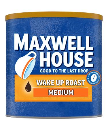 Maxwell House Wake Up Roast Medium Roast Ground Coffee (30.65 oz Canister)