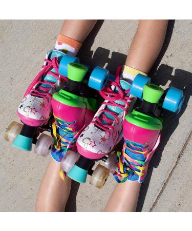 Circle Society Classic Adjustable JoJo Siwa Children's Roller Skates  12-3 US Girls  Rainbow Jojo Party In Pink 12-3 - Buy Online on SooperMarket.com