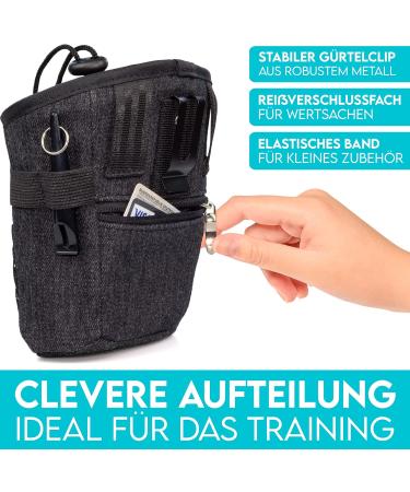 Dog is K nig Training Treat Feed Bag for Dogs | Compact Functional Quick Rewards + Feces Bag Dispenser & Training Book - International Shipping Available - Buy Online on SooperMarket.com