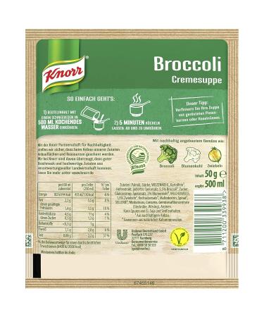Buy Knorr Gourmet Broccoli Soup - 2 Plates (50g) | International Shipping Available - Buy Online on SooperMarket.com