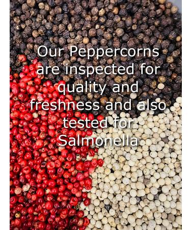 Red Baron Organic Gourmet Peppercorn Blend - 100% Natural, Paleo, Keto, Vegan Friendly, Non-GMO, No Artificial Color - 10 oz Rainbow Blend with Black, Pink, and Red Peppercorns - Buy Online on SooperMarket.com