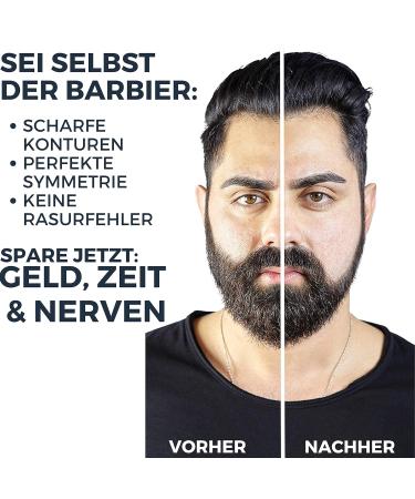 Beard up Your Life | Premium Edelstahl Beard Styling & Shaving Template for Perfect Beard Lines & Clean Contours - Buy Online on SooperMarket.com