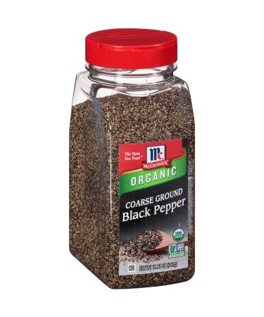 McCormick Organic Coarse Ground Black Pepper, 12.75 oz