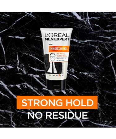 L'Or al Paris Men Expert Invisi Control Hair Gel - Strong Hold for Neat Look - Buy Online on SooperMarket.com