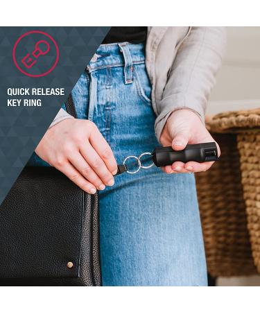 SABRE Pepper Spray 3-Pack: Maximum Police Strength OC Spray with Quick Release Keychain, Finger Grip for Accuracy, 25 Bursts, Multi Color - Easy to Carry and Use - Buy Online on SooperMarket.com
