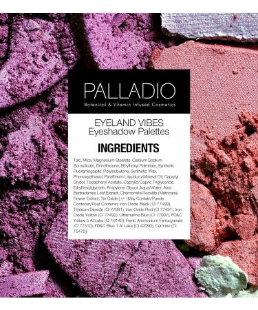 Palladio Eyeland Vibes Escape to the Tropics 10-Color Eyeshadow Palette - Seductive Nudes to Vibrant Hues for Day and Night Looks - Rich Pigment, California Sunset Palette - Buy Online on SooperMarket.com