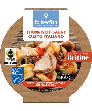 followfish MSC Fair Trade Tuna Salad Gusto Italiano 160 g